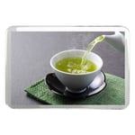 Tasty Cup Of Green Tea Classic Fridge Magnet - Green Tea Lovers Cool Gift #16562