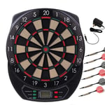 Litty Dart Board with Darts, Magnetic Dartboard Set with Safety Soft Dart Head, Dart Board Set for Adults Automatic Scoring with Display, for Office and Family Time