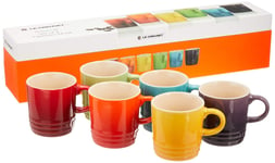 Le Creuset Mug Cup Mini mug Rainbow Collection 6 Pieces Heat -resistant cold
