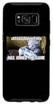 Coque pour Galaxy S8 Funny Trad Gaming Cat Has Joined Video Game Cute Kitty Meme