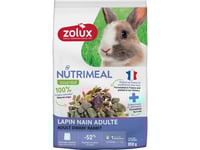 Zolux Foderblandning För Dvärgkaniner, Vuxen Nutrimeal 4 850G