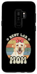 Coque pour Galaxy S9+ Best Lab Mom Mignon Labrador Retriever Lovers Retro Sunset