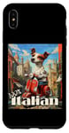 Coque pour iPhone XS Max Trottinette Jack Russell Terrier 100 % italienne adorable
