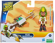 Star Wars Young Jedi Adventures - Kai Brightstar And Speeder Bike