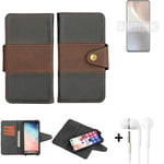 wallet case for Motorola Moto G32 + earphones bookstyle cover pouch