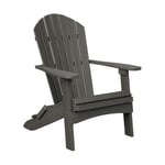 Adirondackstol hopfällbar coastal grey