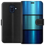Samsung Galaxy A6 (2018) Plånboksfodral Blå