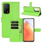 Xiaomi 11T Pro PU Wallet Case Green