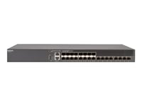 Ruckus Icx 8200-24Fx - Switch - L3 - Administrerad - 24 X 1 Gigabit / 10 Gigabit Sfp+ + 8 X 25 Gbe Sfp28 (Stapling / Uplink) - Framsidan Och Sida Till Baksidan - Rackmonterbar - För P/N: Cc-Rj45-Db9, Cc-Usbc-Usba, Icx8200-Prem-Lic, Icx-Din-Mnt, Rps2