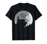 Funny Full Moon Ride-On Lawn Mower Tractor Men T-Shirt