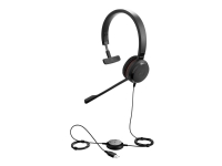 Jabra Evolve 30 II UC Mono - Headset - på örat - kabelansluten - 3,5 mm kontakt