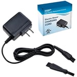 AC Power Adapter for Philips Norelco 1000-9000 AT HC Series Shavers [UL Listed]