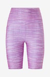 Röhnisch - Träningstights / cykelbyxa Flattering Printed Bike Tights - Lila