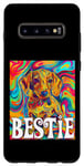 Coque pour Galaxy S10+ Bestie Dog Best Friend Puppy Love