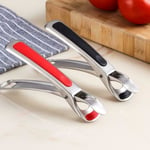 Stainless Steel Bowl Spoon Holder Dish Clamp Pot Pan Gripper