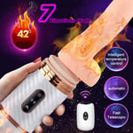Automatic 7 Thrusting Dildo Sex Machine for Women Hands-Free Sex Toys Heating UK