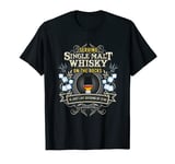 Whisky Design Cool Quote Single Malt On The Rocks Whisky T-Shirt