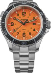 Traser H3 Watch P67 Diver Orange Bracelet