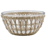 Chic Antique Denmark Skål Med Flätad Korg Klar/Natur S