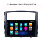 SADGE GPS Multimedia Radio Autoradio 2 Din Nav Lecteur Auto Navigation, Bluetooth avec WiFi Mirrored Liens - pour Mitsubishi Pajero 2006-2014 9 Pouces écran Tactile