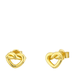 Bottega Boccadamo Earrings Heart knot Studs Guld