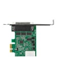 StarTech.com 4 Port PCI Express RS232 Serial Adapter Card - 16950 UART - 256-byte FIFO Cache - PCI E Serial Card - serial adapter