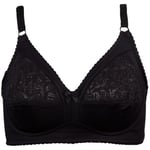 Damella BH Classic Soft Bra Svart B 110 Dam