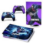 Autocollant Stickers de Protection pour Console Sony PS5 Edition Standard - - Fortnite (TN-PS5Disk-4785)