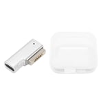 USB C till Magnetisk T-spets Adapter för OS Laptop Pro Air Type C PD 100W Snabbladdning USB C till för Magsafe2 Adapter med Indikator