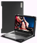 Broonel - Série Profile - Etui Noir en Cuir De pour Ordinateur Portable - Compatible avec Le Dell Latitude 3310 13.3" 2-in-1 Business Laptop