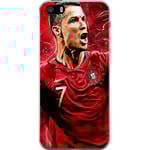 Apple iPhone SE (2016) Genomskinligt Skal Cristiano Ronaldo