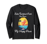 Lake Carlsbad Park New Mexico My Happy Place Long Sleeve T-Shirt