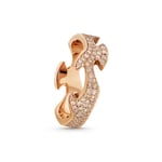 Georg Jensen FUSION CENTRE RING roseguld DIAMOND PAVÉ 0,63 CT Size 54