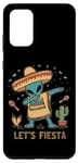 Galaxy S20+ Let's Fiesta Cinco De Mayo Dabbing Mexican alien-Poncho Case