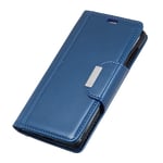 Mipcase Leather Phone Case Wallet Flip Fold Stand Cover Protective Phone Shell with Card Holder for Nokia 6 2018 (Blue)