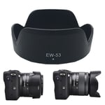 EW-53 49mm Lens Hood for Canon EOS M10 EF-M 15-45mm Camera Accessories