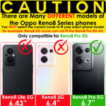 2x TECHGEAR (TPU) FULL COVERAGE Screen Protector Covers for Oppo Reno 8 Pro 5G
