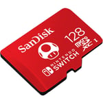 Carte Mémoire Msd Switch 128go 100mb/S Pour Console Nintendo Switch Sandisk