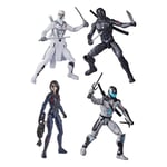 Hasbro Snake Eyes G.I.Joe Core Series Wave 1 Set Of 4 Figurines