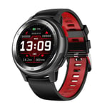 KYLN Smartwatch IP68 Waterproof Wearable Device Heart Rate Monitor Sports Smart Watch For Android IOS Long Standby-Red
