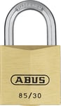 ABUS padlock brass 85/30 - for cellar doors, sheds and much more - weatherproof - brass lock body - hardened steel shackle - ABUS security level 5