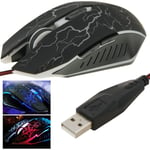 USB 6D Wired Optical Magic Gaming Mouse pour PC PC portable