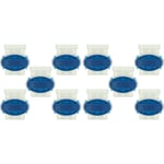 10x Raccords pour câbles de délimitation tondeuses-robots, étanches, bleus, transparents compatible avec Bosch Indego 350 Connect - Vhbw