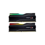 Mémoire RAM G.Skill Trident Z5 Neo RGB F5-6000J3238G32GX2-TZ5NR 64Go (2x32Go) DDR5 6000MHz CL32 Noir Mat