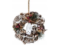 Juldekoration Fééric Lights Och Julgirlang, Dekoration Med Ekorrmotiv, 19 Cm