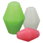 Owner Soft Glow självlysande pärlor 4 mm rosa 24-pack