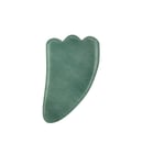 Grön aventurin - hornformad Gua sha sten
