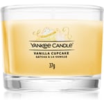 Yankee Candle Vanilla Cupcake votiivikynttilä glass 37 g
