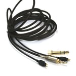 Replacement Audio Upgrade Cable for Sennheiser HD650, HD600, HD580, HD58X, HD660S, Massdrop HD6XX Headphones 2meters/6.6feet