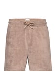 Nb Terry Shorts Cashmere Designers Shorts Casual Beige Nikben